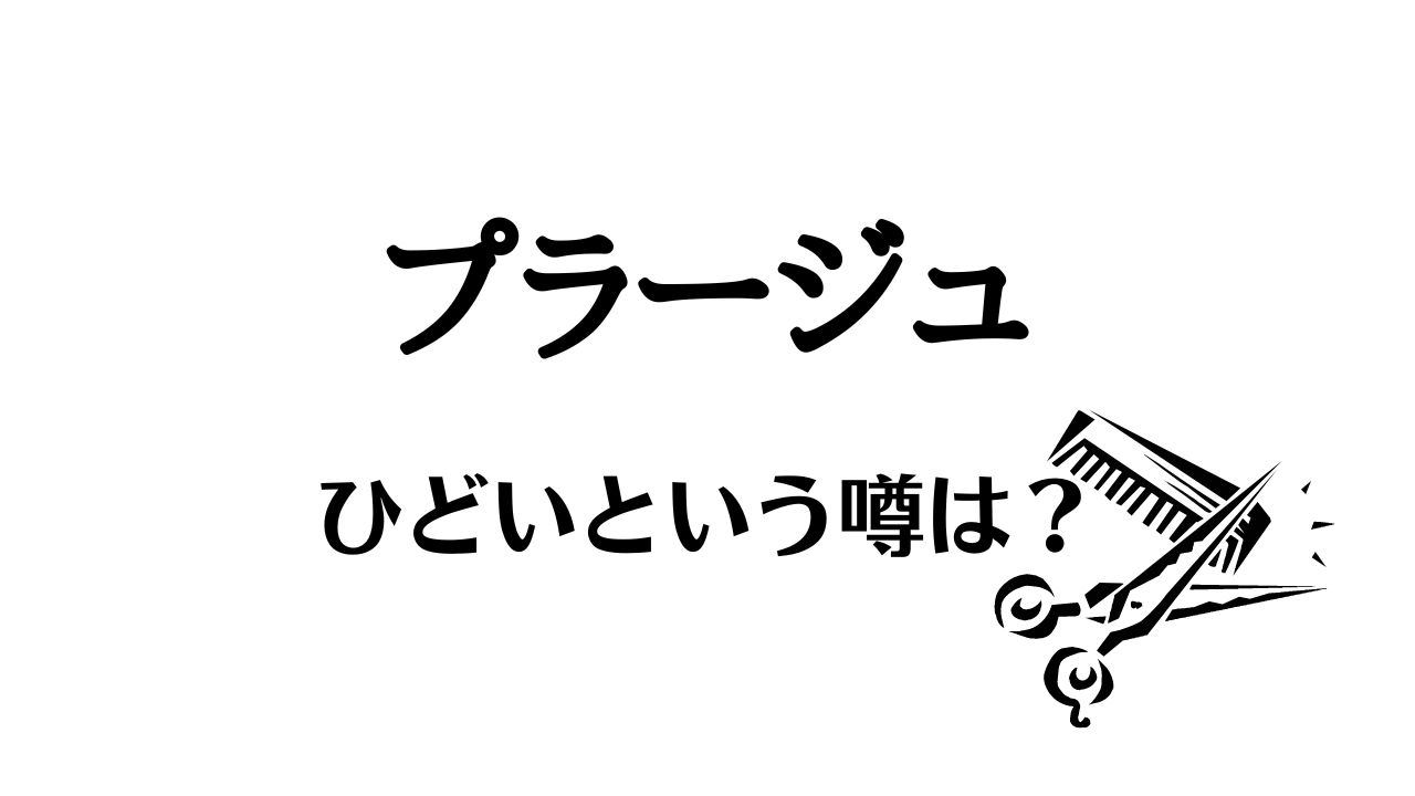 プラージュひどいのうわさはなぜ？